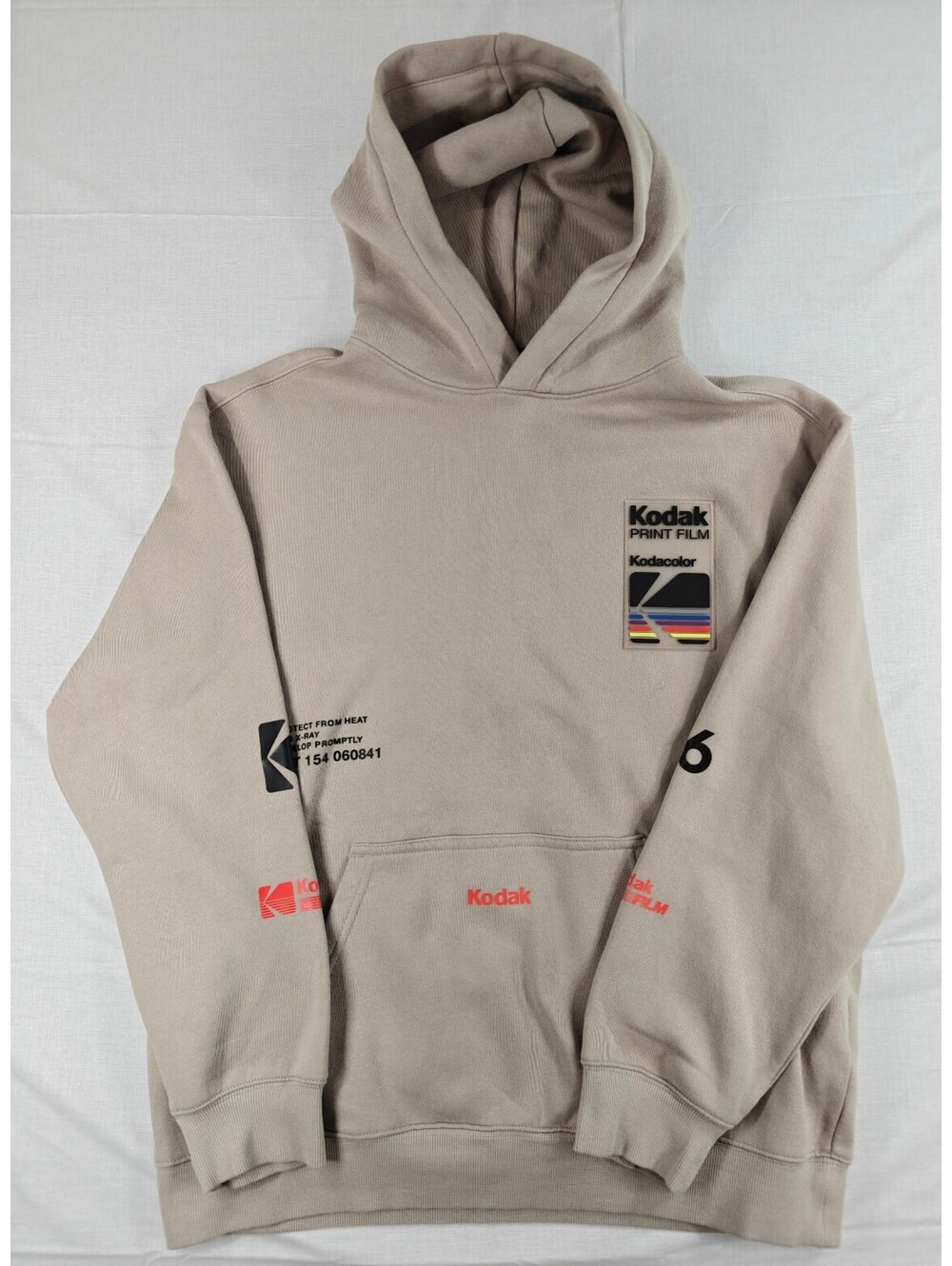 H&M Kodak beige hoodie